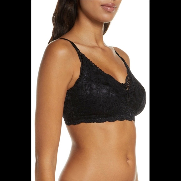 NWT $53 Belabumbum Lace Nursing Bralette Bra Small - Picture 3 of 13